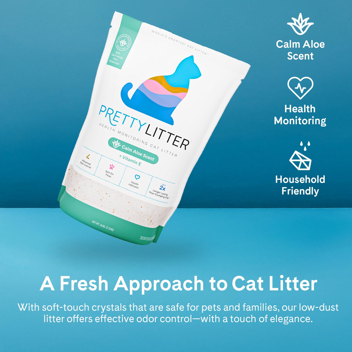 Health Monitoring Crystal Cat Litter