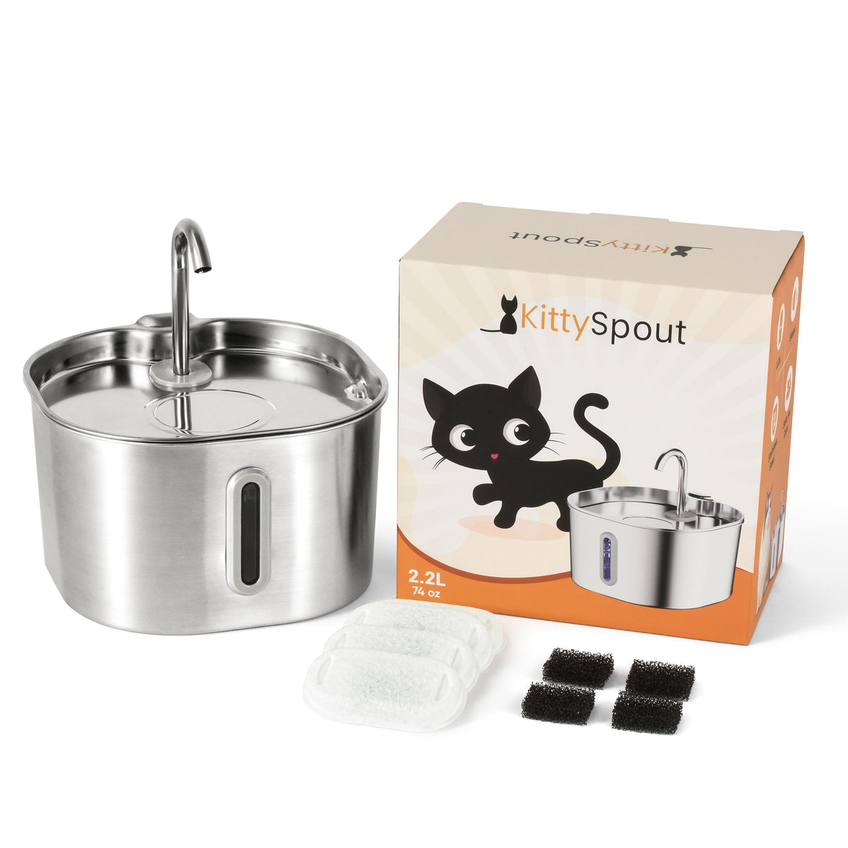 Stainless Steel Cat Water Fountain