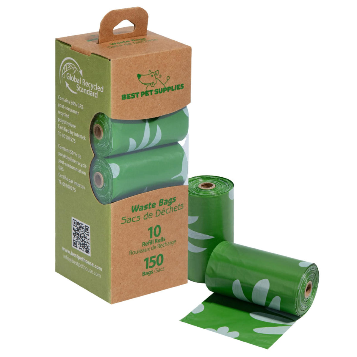 Leak-Proof Dog Poop Bags Roll Pack