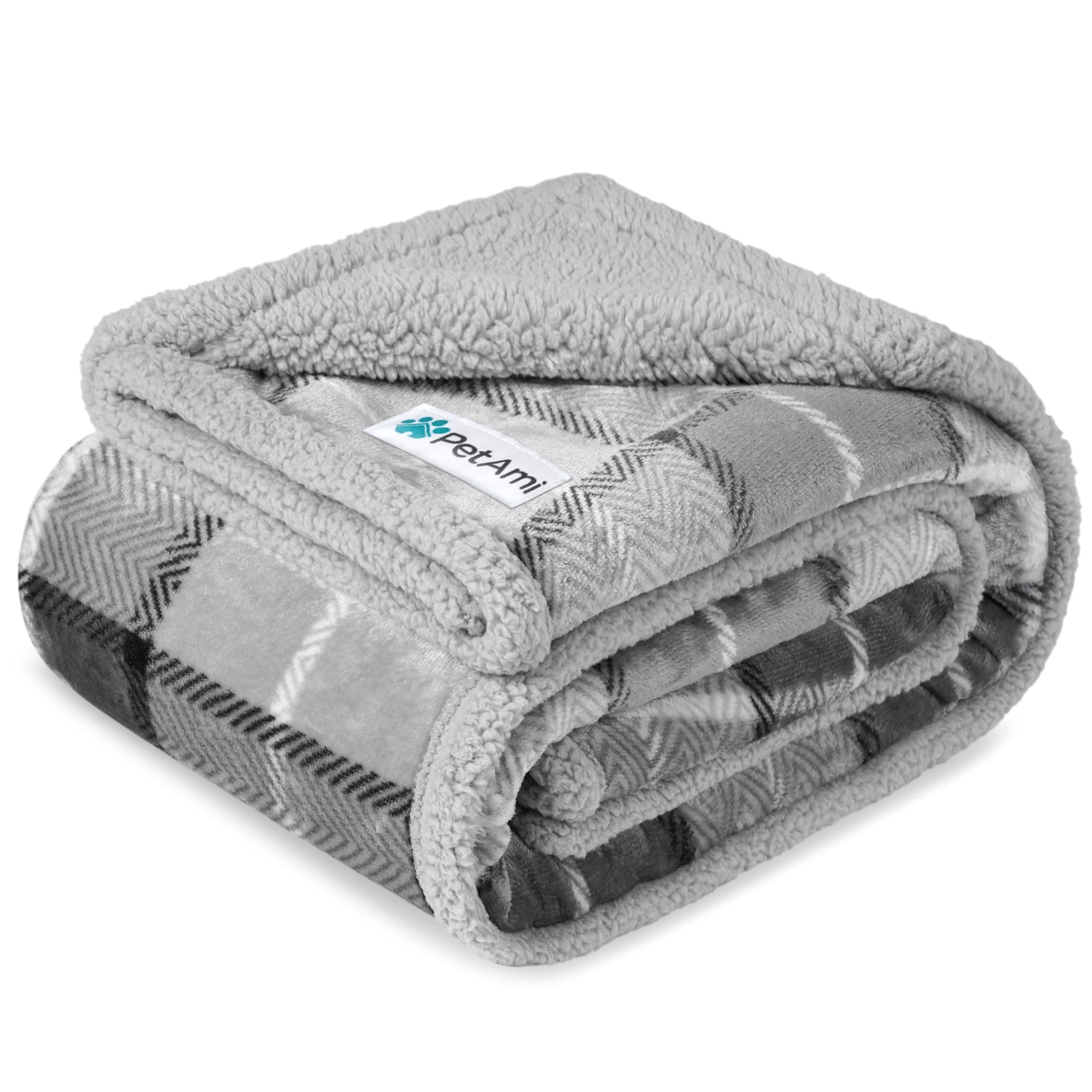 Waterproof Reversible Pet Blanket for Couch & Bed