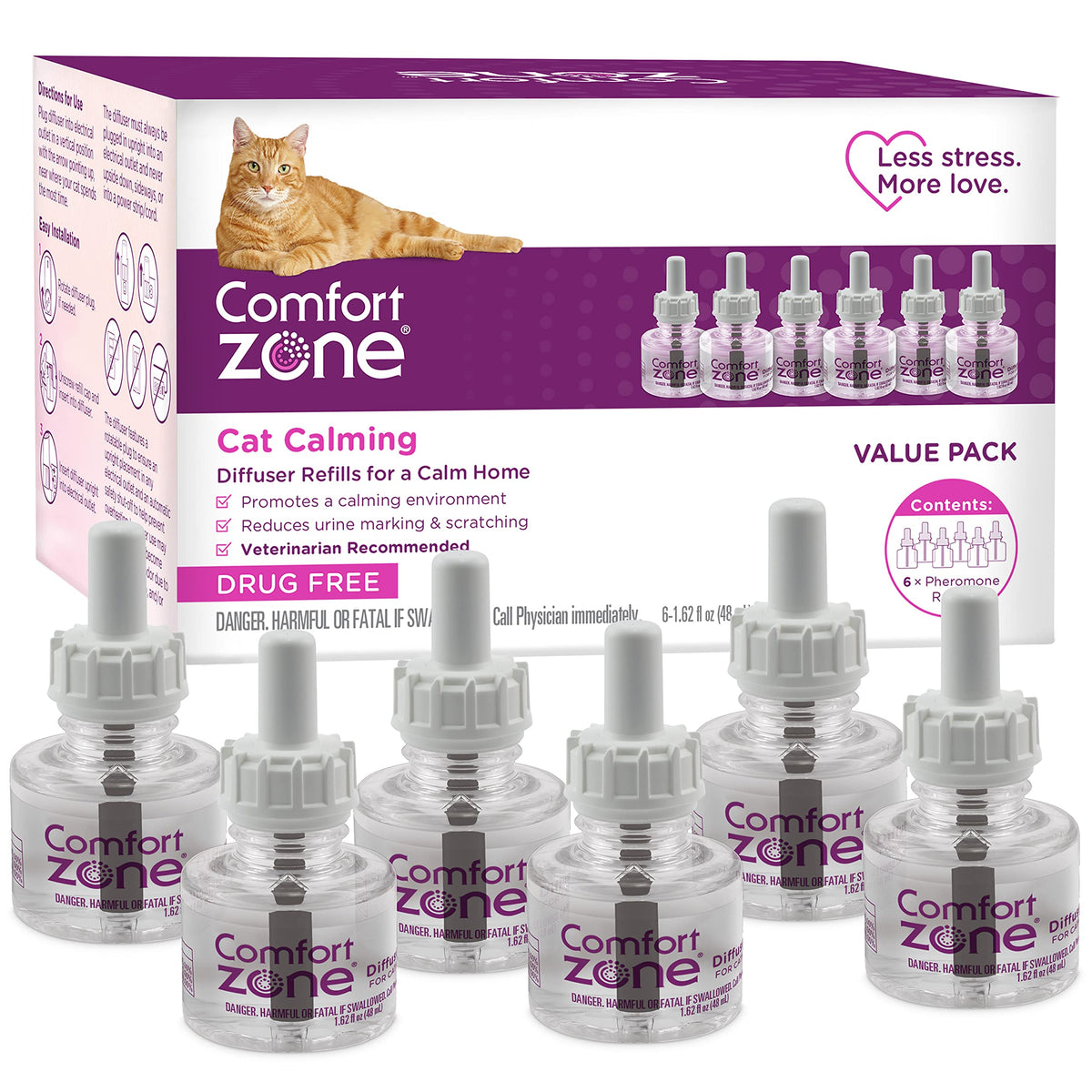 Cat Calming Diffuser Refill 6 Pack
