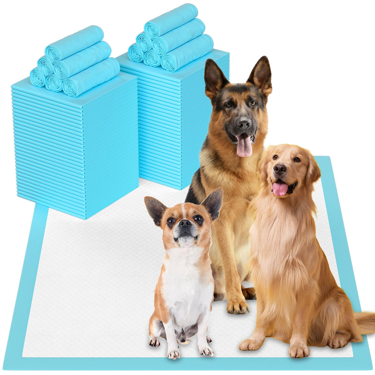 Leak-Proof Puppy Training Pads 60 Count