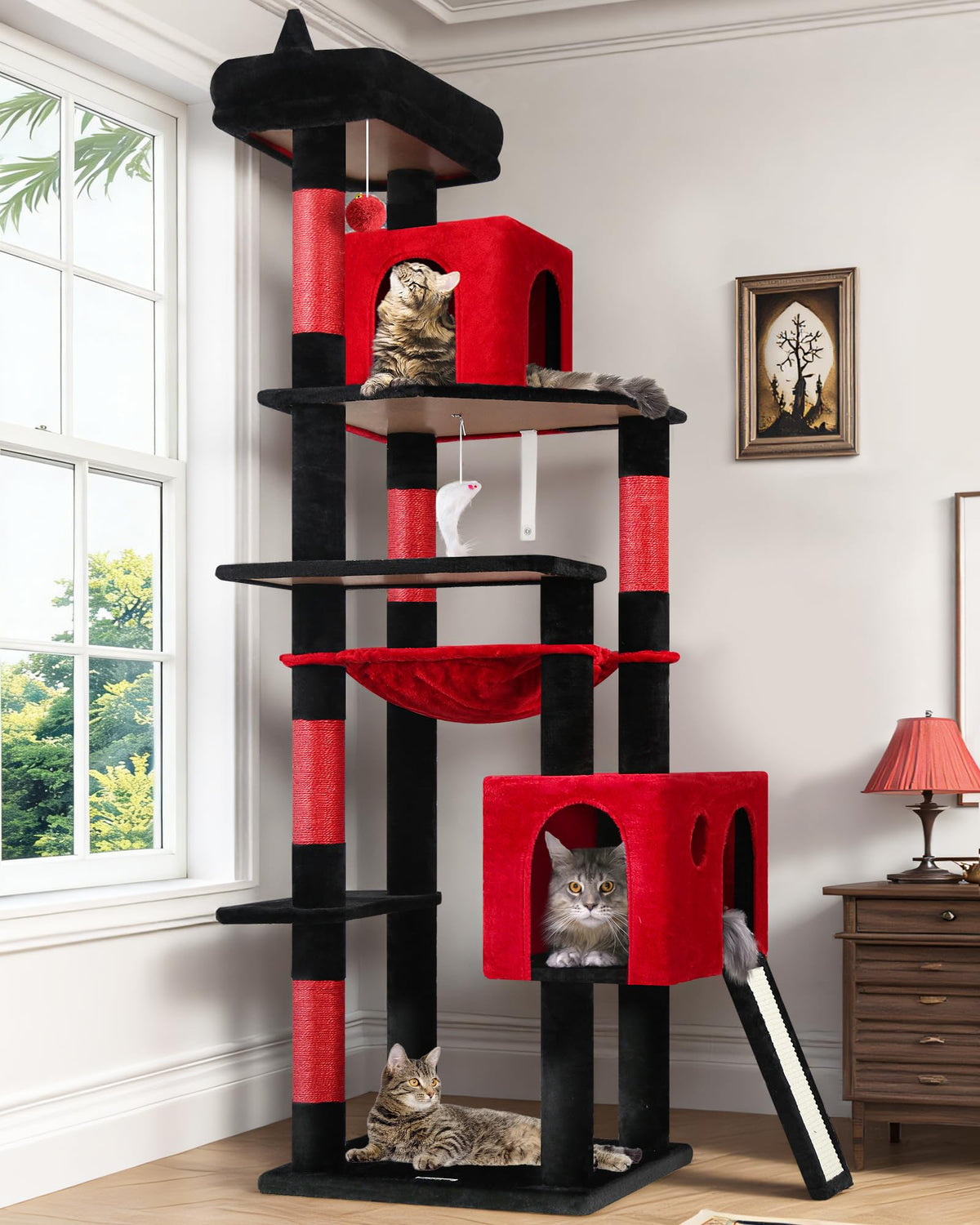 70" Heavy Duty Cat Tree Tower