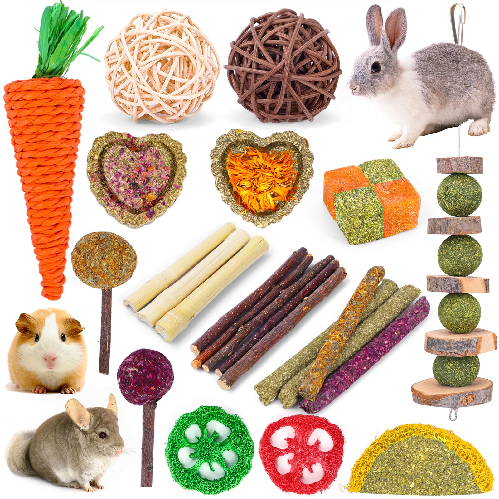 VESPRO Rabbit Toys Bunny Toys for Rabbit