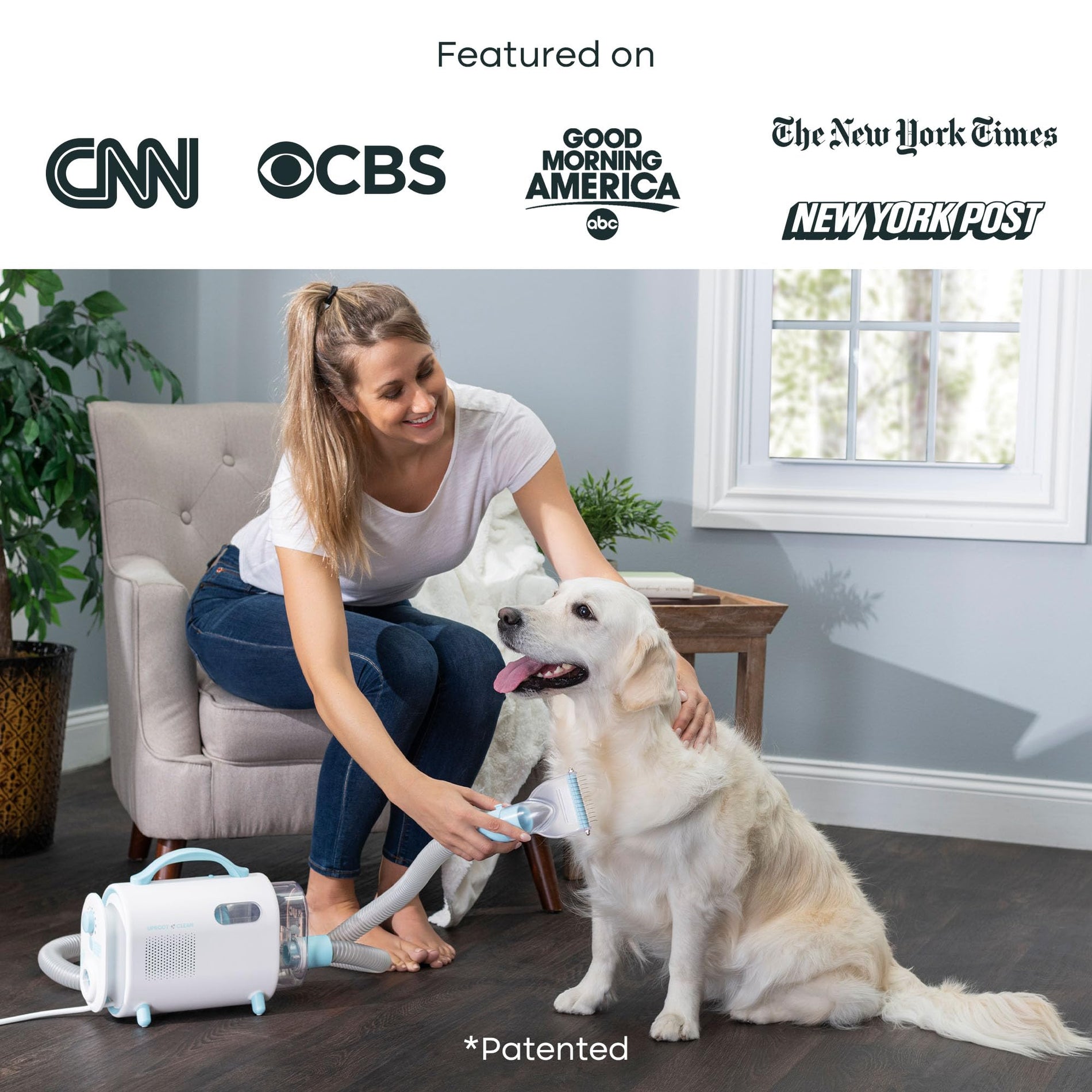 Pet Grooming Kit with Brush & Trimmer Attachments