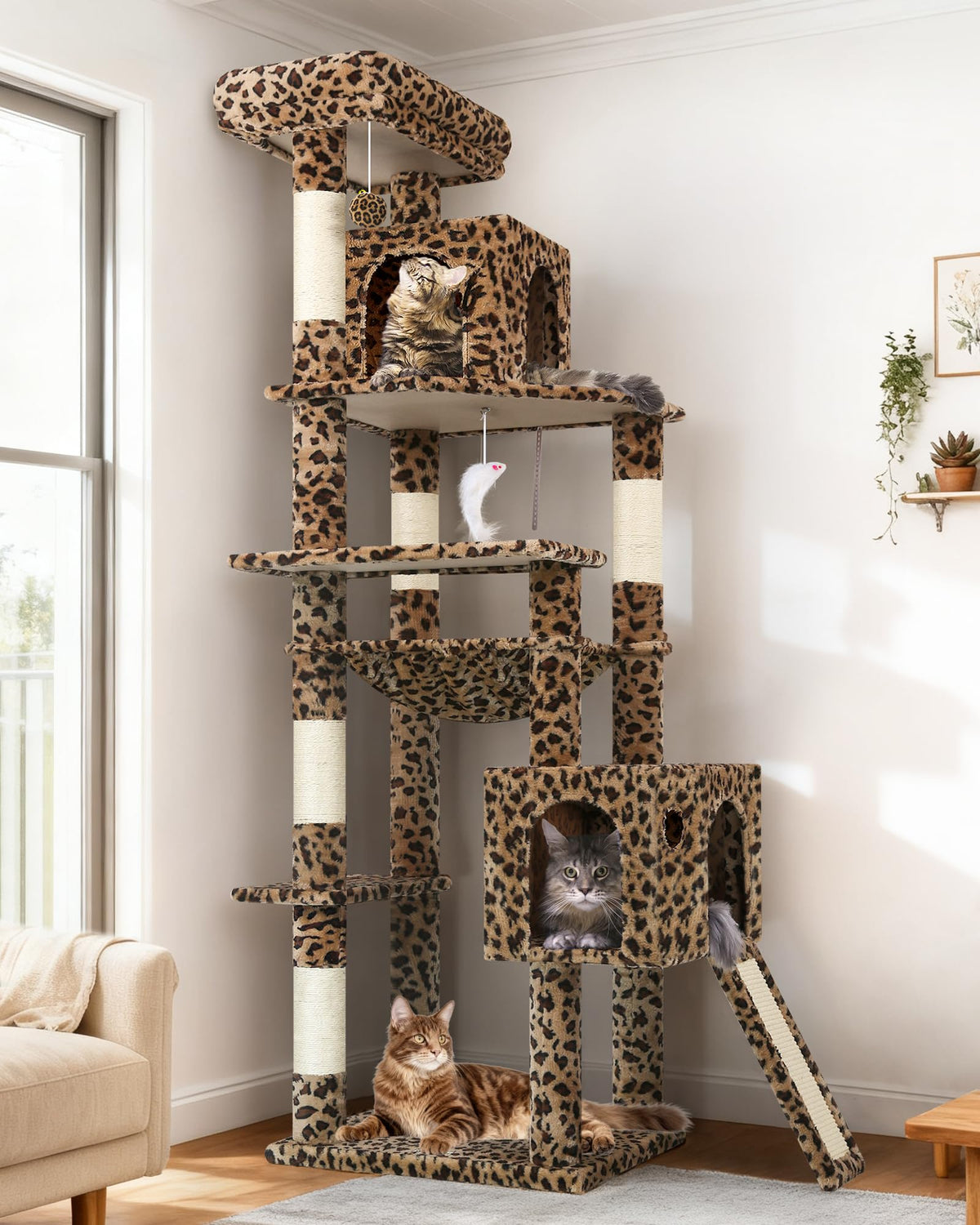 70" Heavy Duty Cat Tree Tower