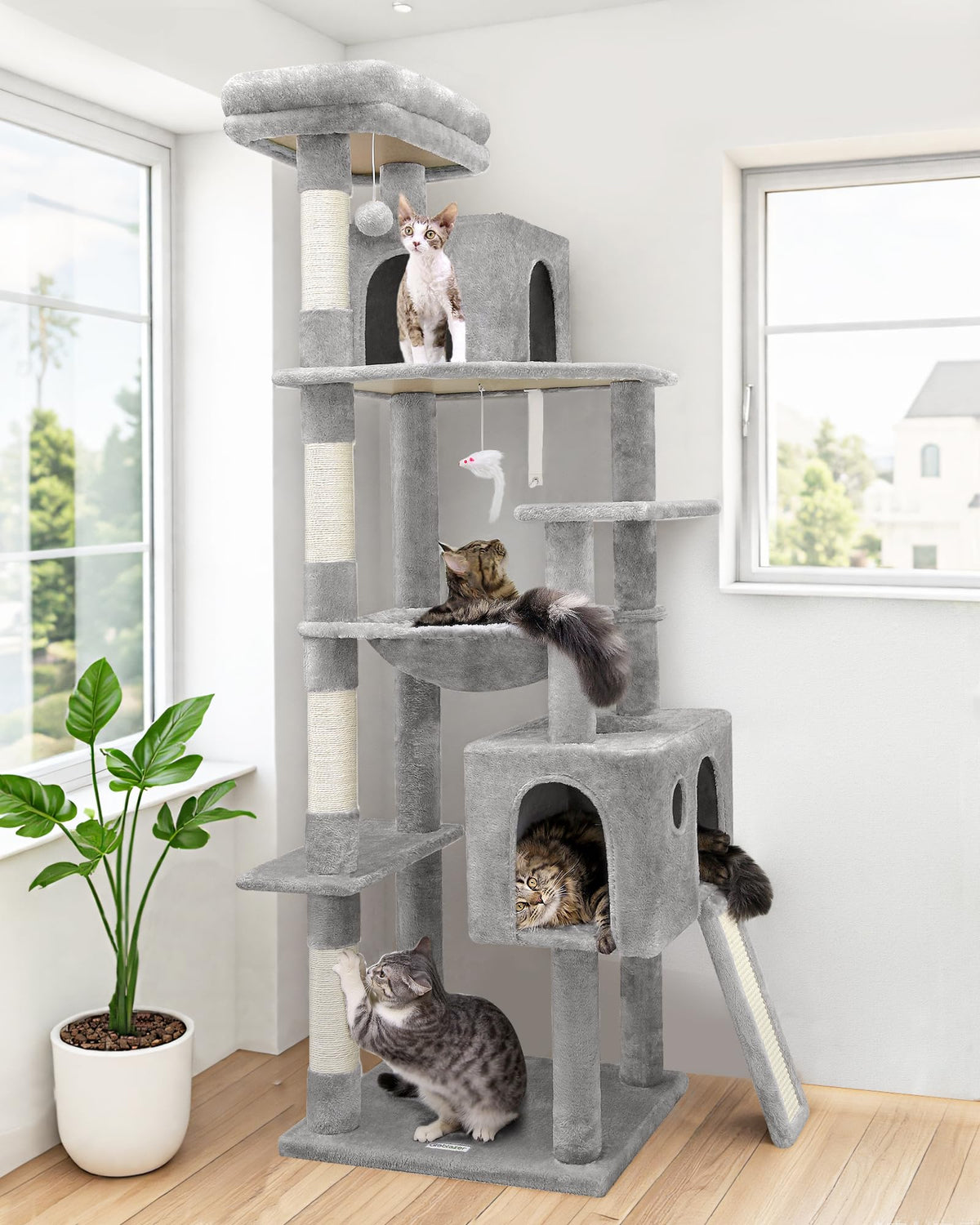 70" Heavy Duty Cat Tree Tower