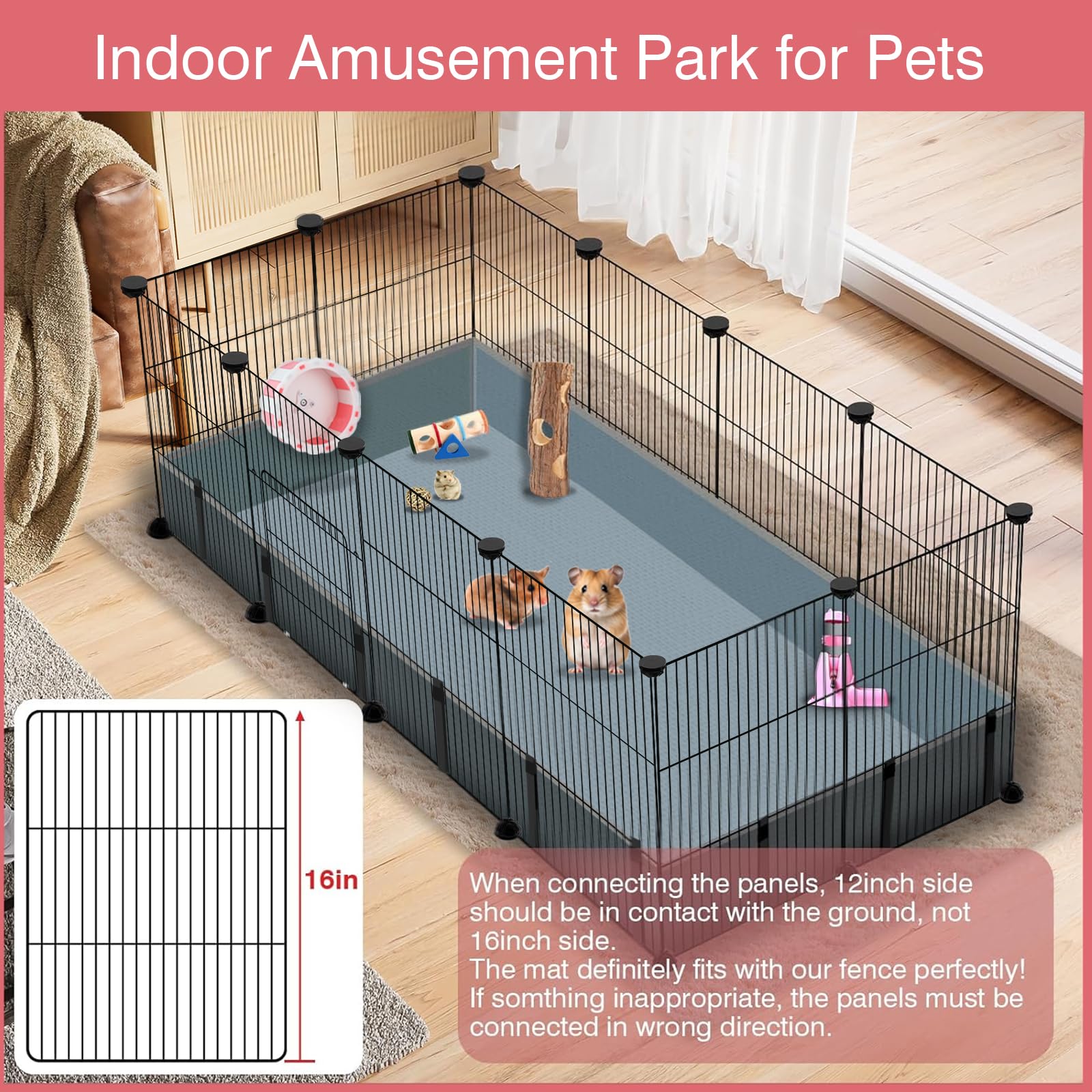 VISCOO Small Pet Animals Playpen