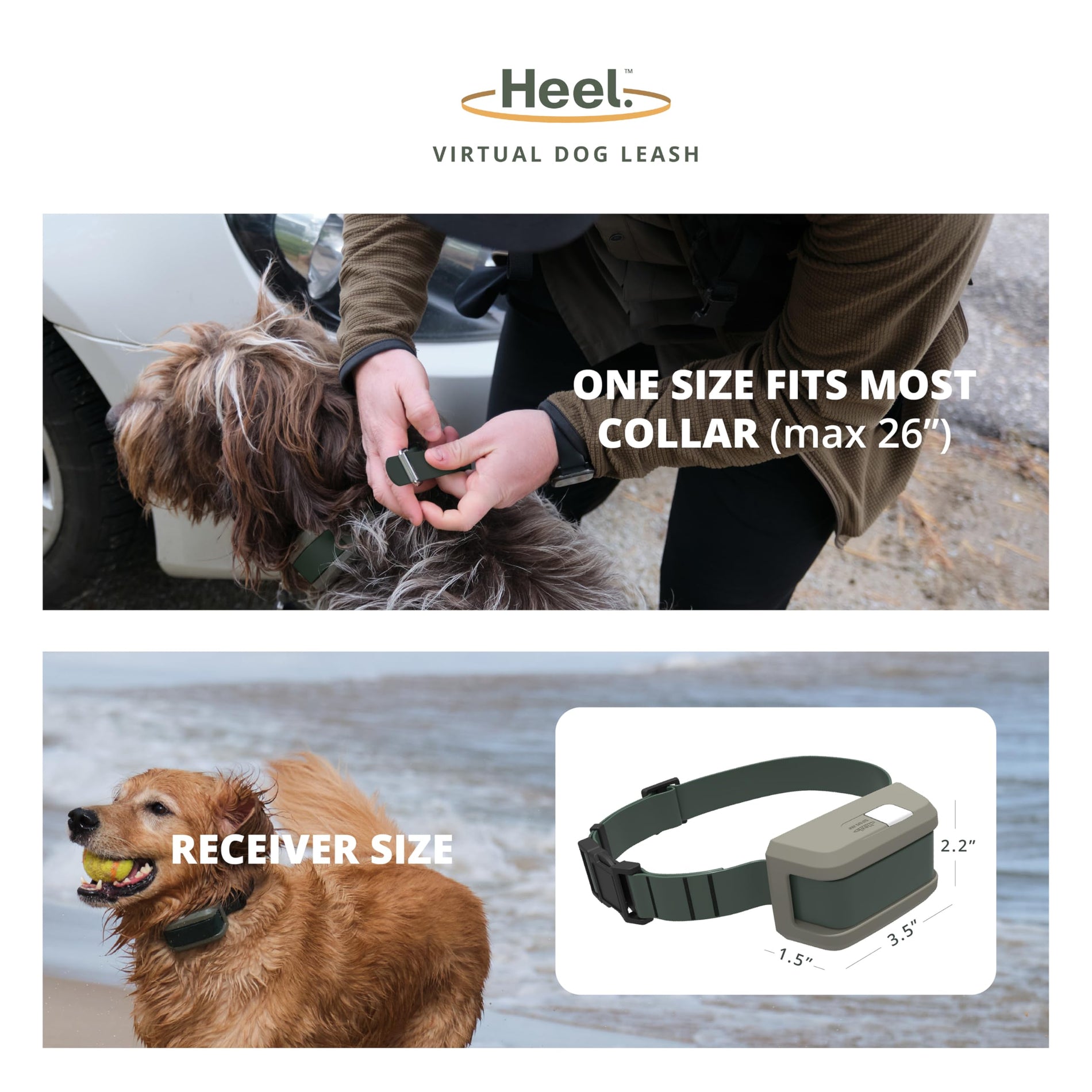Heel Roam 350 - Waterproof Collars