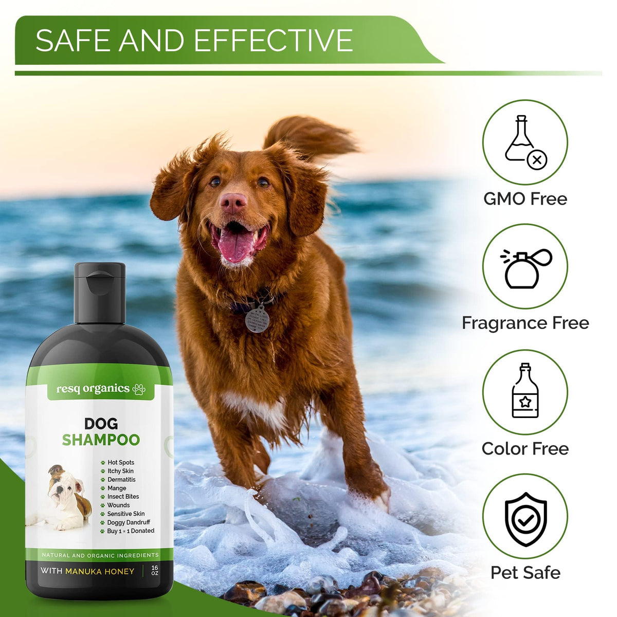 Hypoallergenic Dog Shampoo for Dry & Itchy Skin