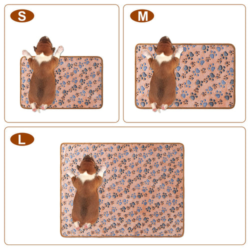 3-Pack Soft Fleece Pet Blankets