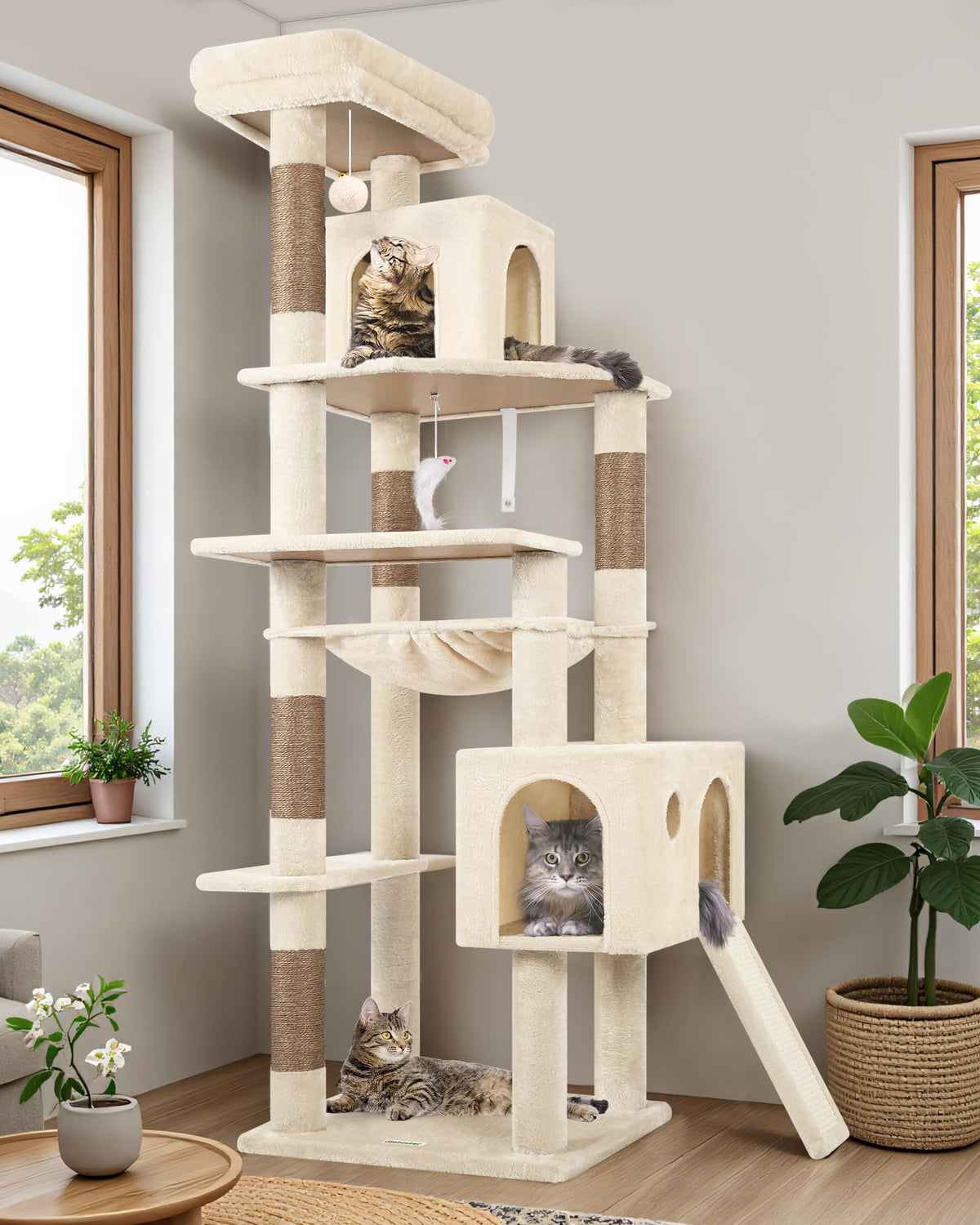 70" Heavy Duty Cat Tree Tower