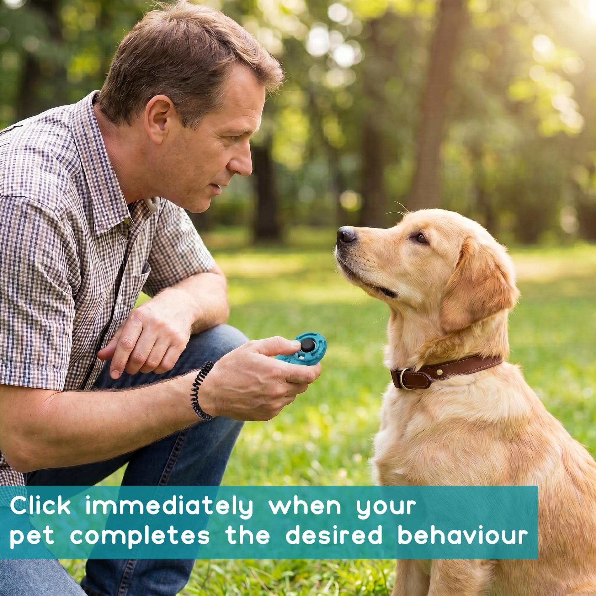 Pet Training Clicker with Wrist Strap