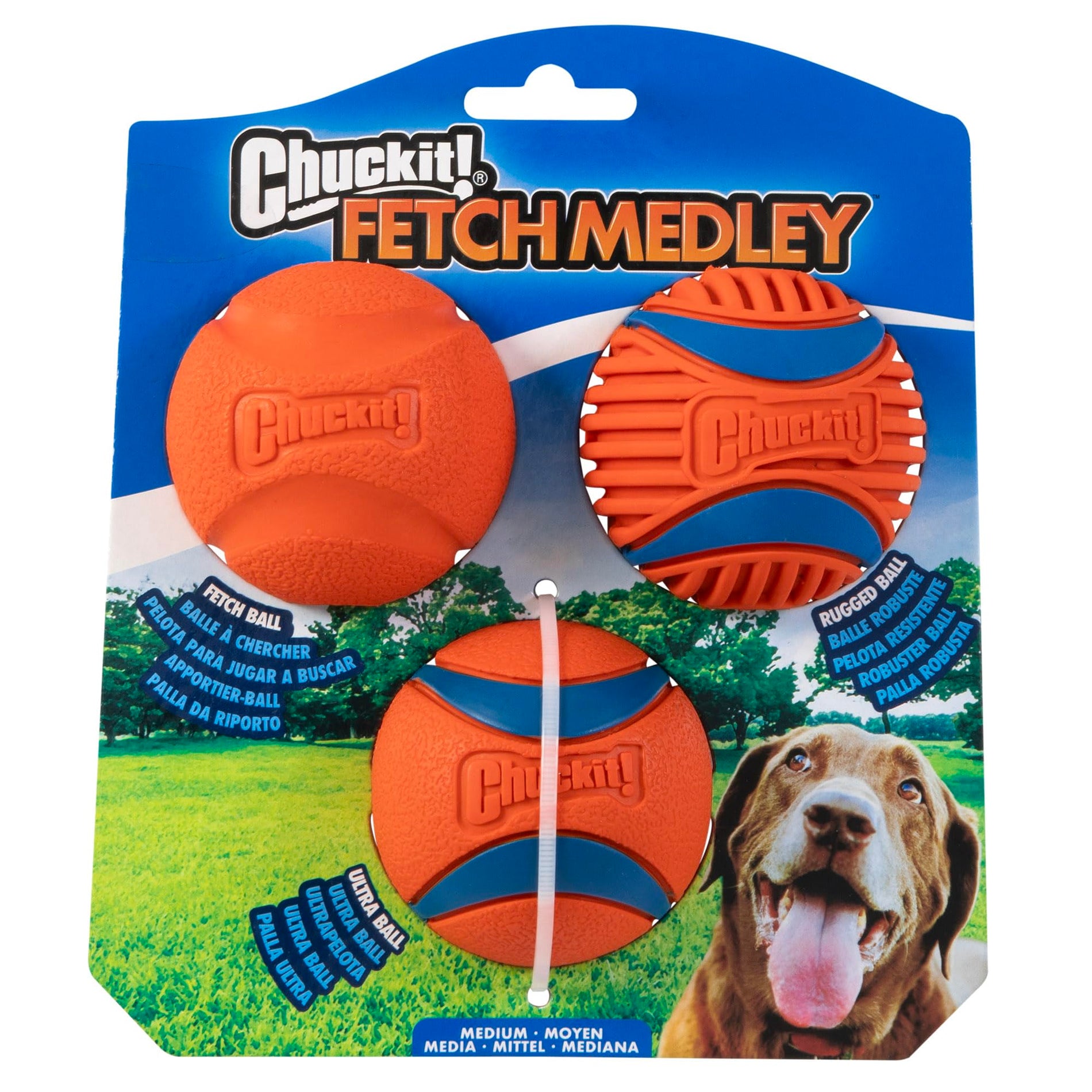 Fetch Ball Set for Dogs 3 Pack