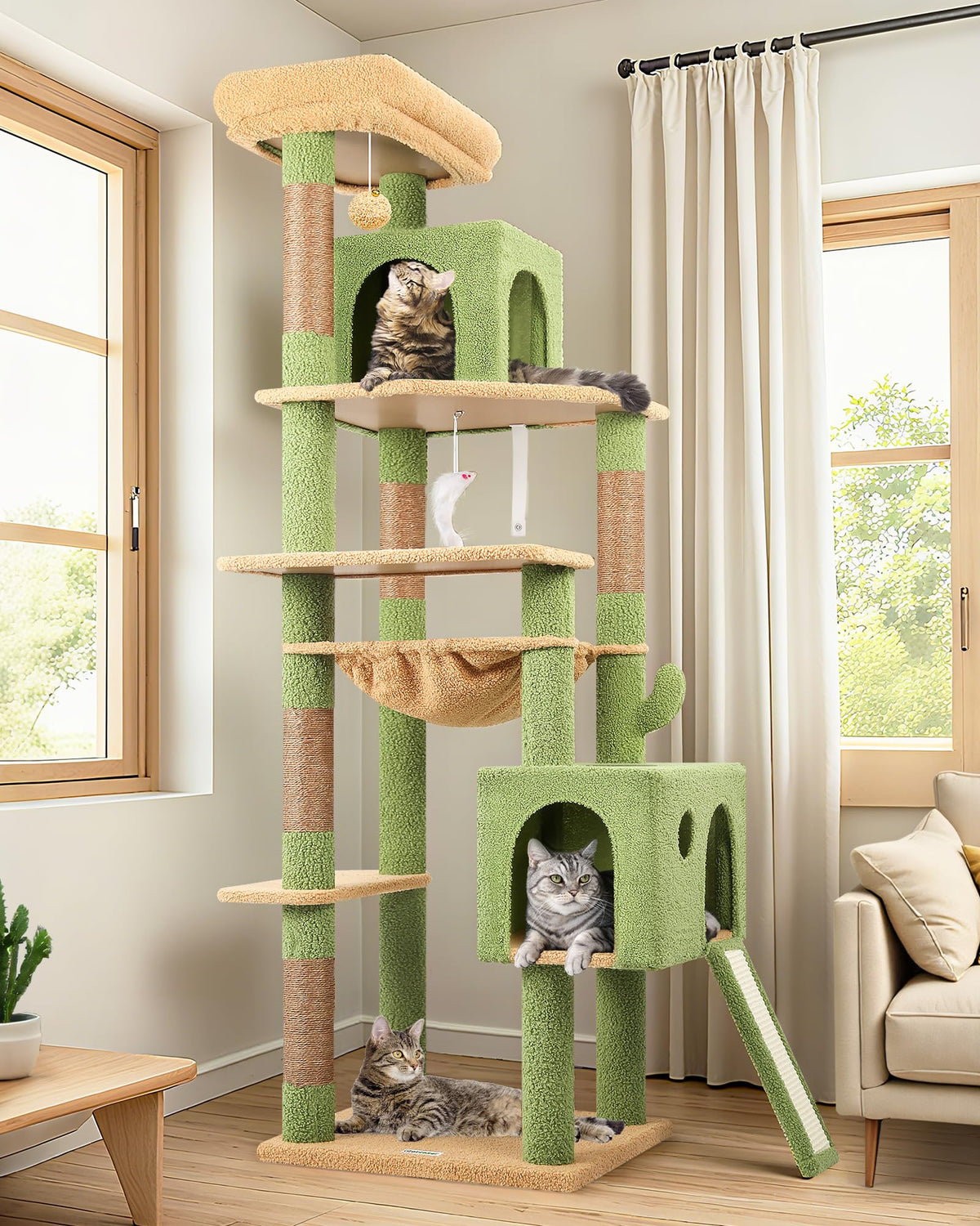 70" Heavy Duty Cat Tree Tower