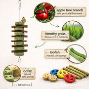 Natural Bunny Chew Toys & Treat Sticks