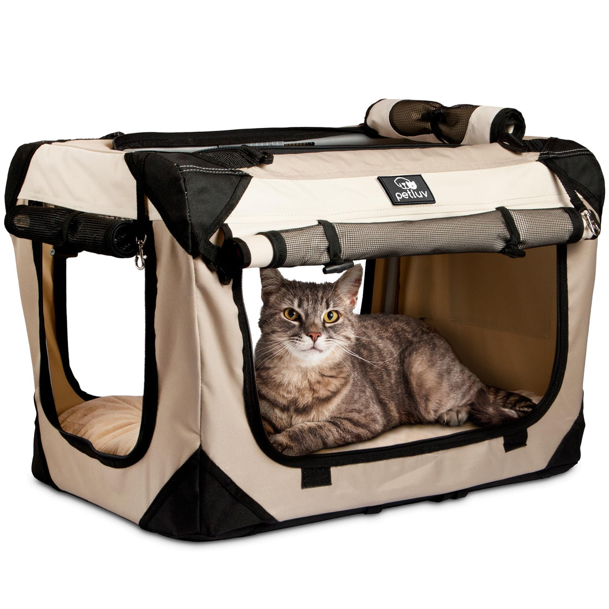 Large Soft-Sided Pet Carrier for Travel
