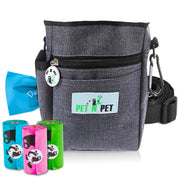 Dog Treat Training Pouch with Poop Bag Dispenser