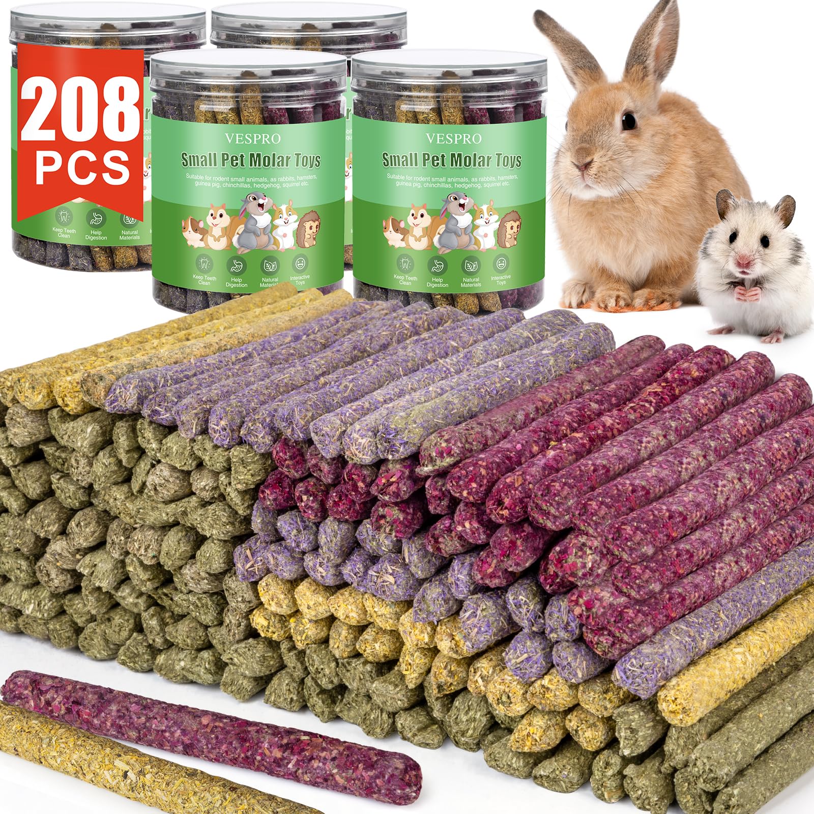 VESPRO Rabbit Toys Bunny Toys for Rabbit