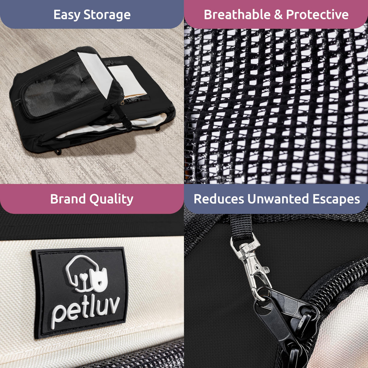 Large Soft-Sided Pet Carrier for Travel